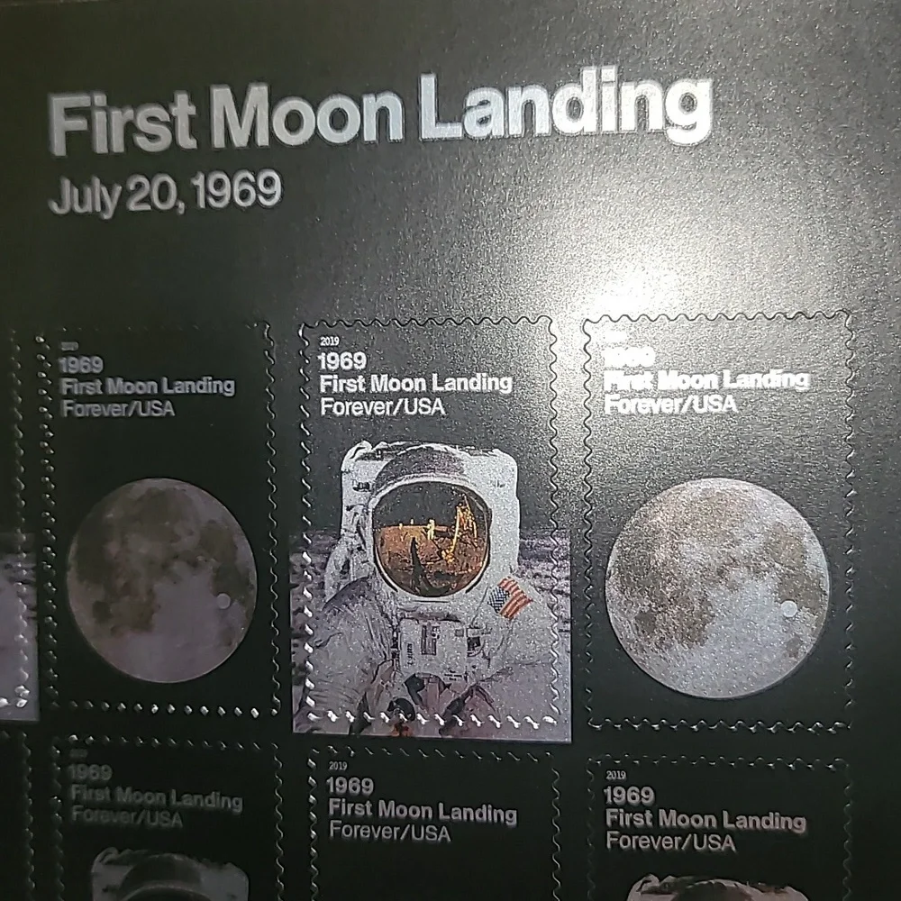 120 USPS‎ 2019 First Moon Landing Forever Stamps Postage Wedding Invite Bachelor